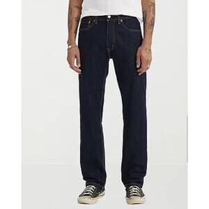Levis Mens 505 30x30 Regular Fit Straight Jeans 100% Cotton Classic Denim Jean